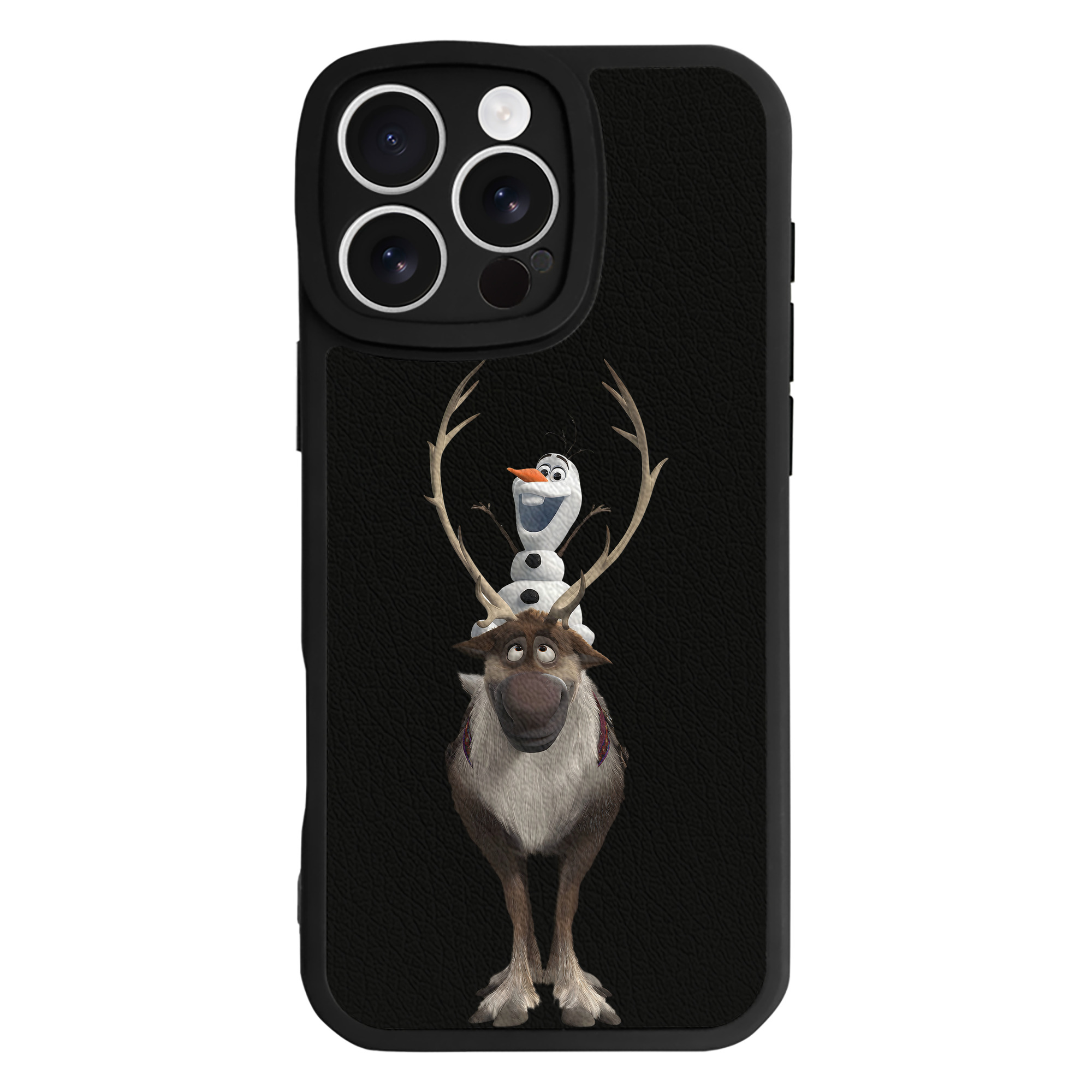 （画像用） アナと雪の女王 アンナ エルサ Frozen Anna Elsa 【iPhone 16シリーズ対応】シリコンスマホケース（レザー調） 材質：シリコン